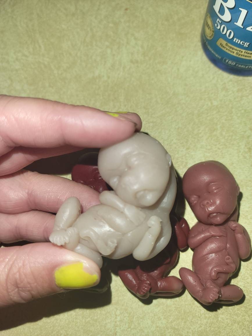 14 week memorial silicone baby fetus keepsake