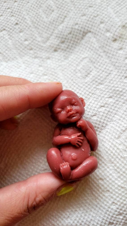 12 week gestational fetu silicone memorial baby keepsake