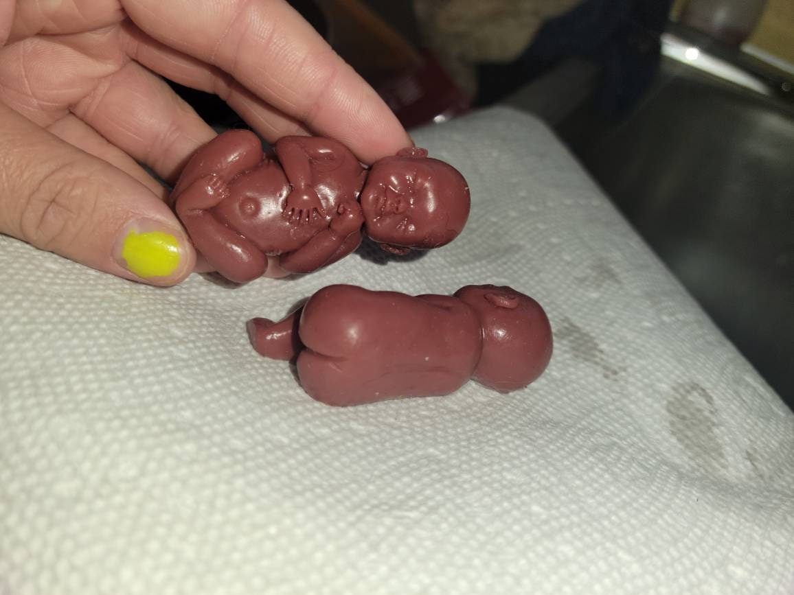 Memorial silicone baby twins