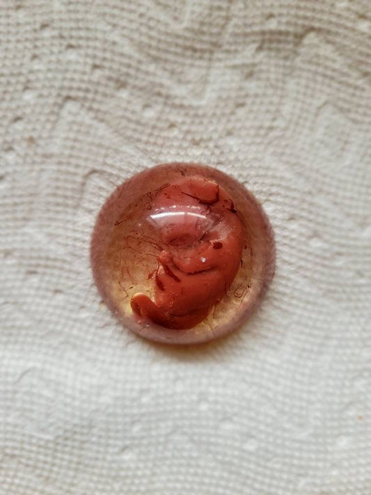 Silicone memorial baby Inside womb