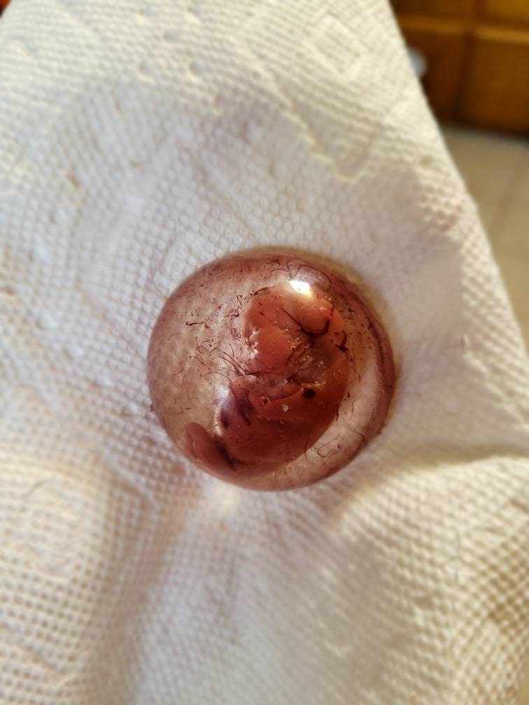 Silicone memorial baby Inside womb