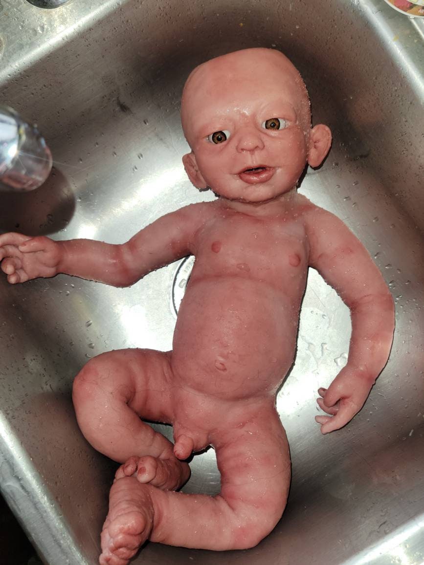 Full Body Silicone Baby Boy 22" 3 month old size " Noah