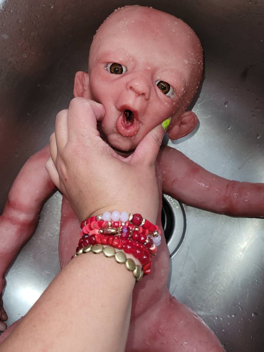 Full Body Silicone Baby Boy 22" 3 month old size " Noah
