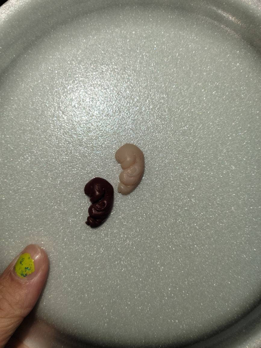 8 week gestational fetus silicone baby