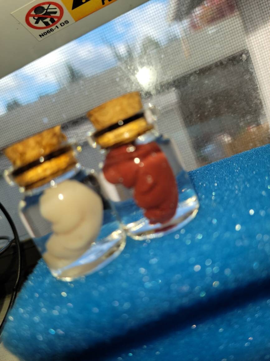 8 week silicone memorial fetus in jar