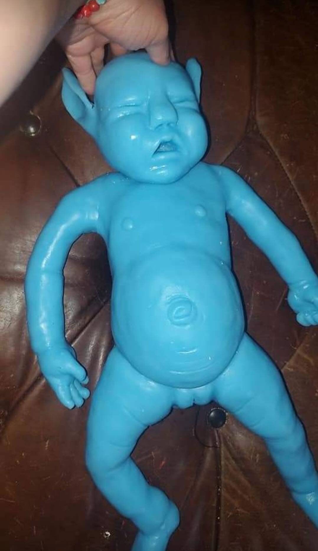 Full body silicone baby avatar 19" eco flex 10 blank kit unpainted