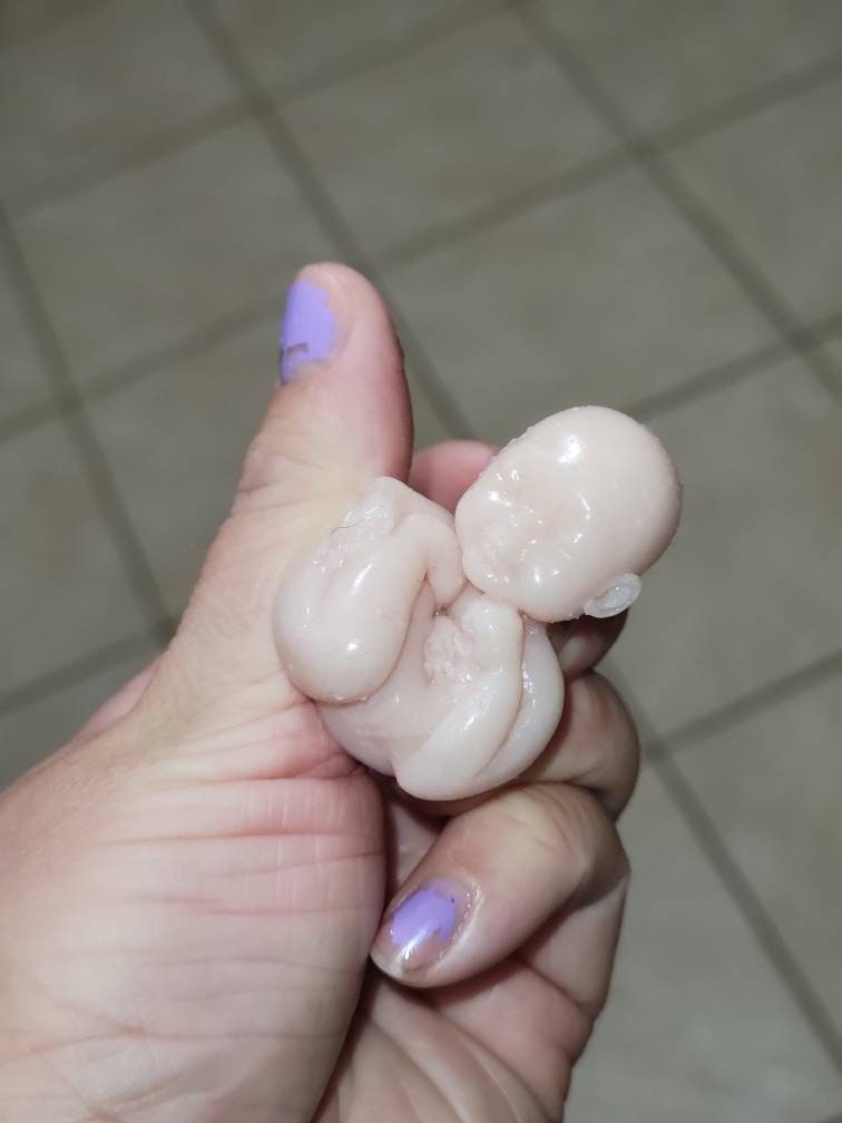 12 week gestational memorial silicone baby caucasian