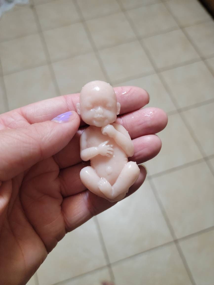 12 week gestational memorial silicone baby caucasian