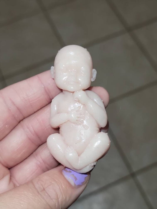 12 week gestational memorial silicone baby caucasian