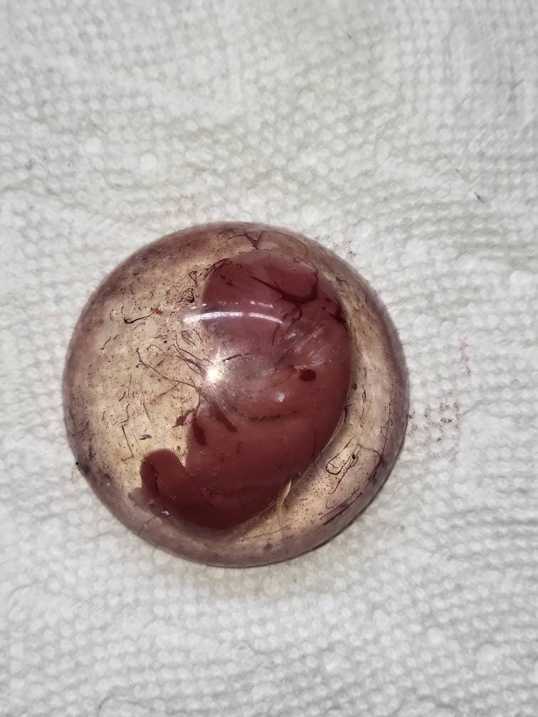 Silicone memorial baby Inside womb