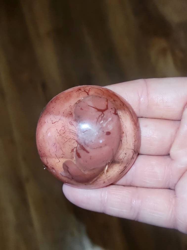 Silicone memorial baby Inside womb