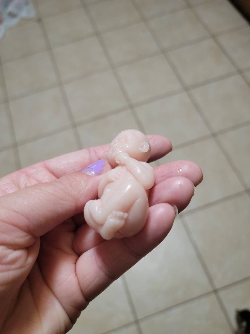 12 week gestational memorial silicone baby caucasian