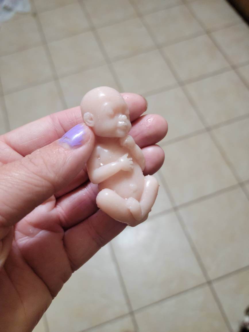 12 week gestational memorial silicone baby caucasian
