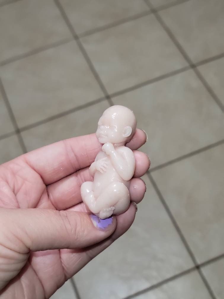 12 week gestational memorial silicone baby caucasian