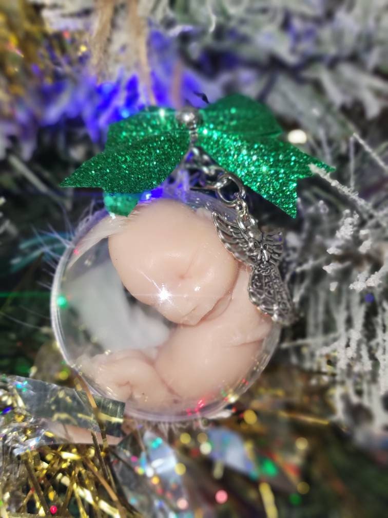 Silicone fetus baby memorial ordement