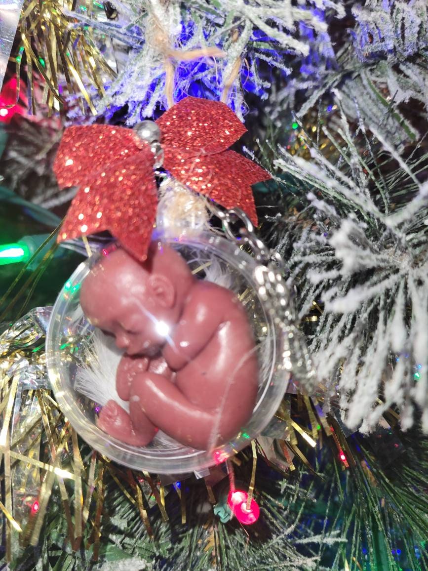 Silicone fetus baby memorial ordement