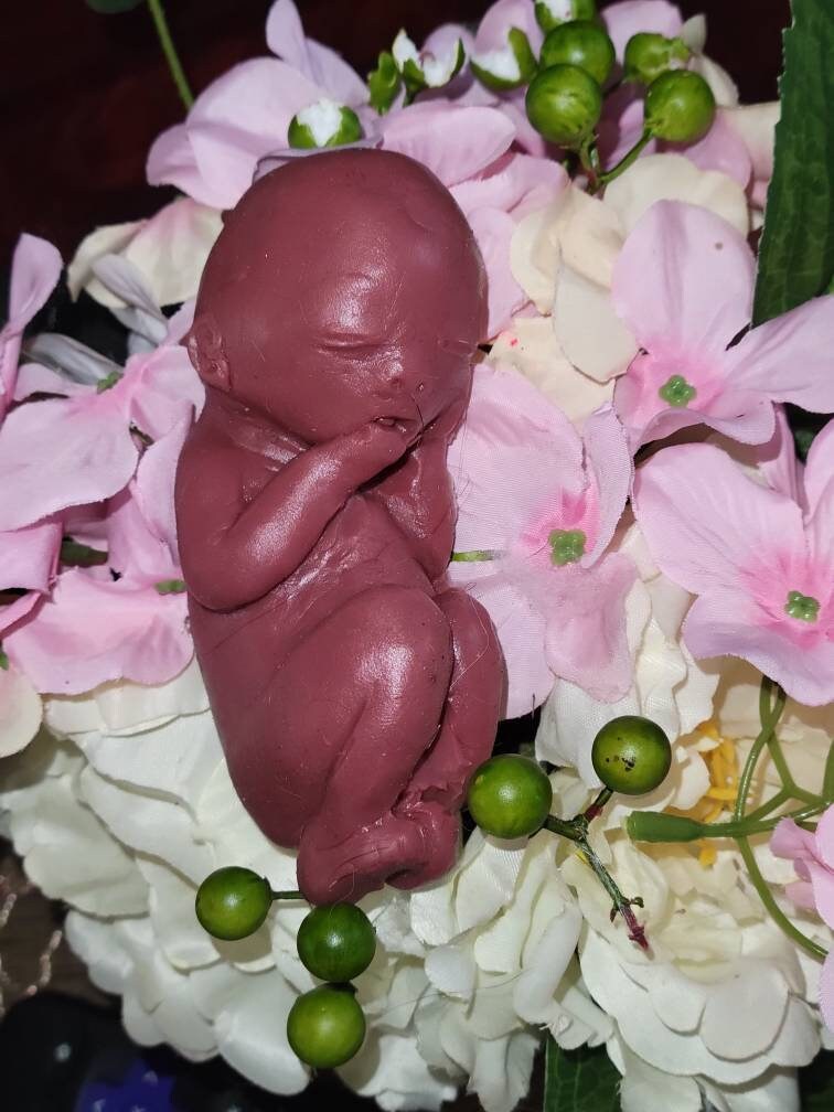 20 week gestational fetus memorial silicone baby