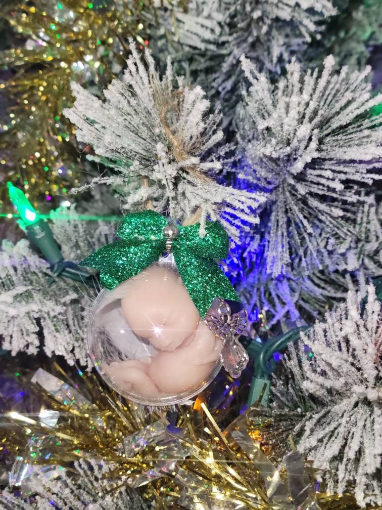 Silicone fetus baby memorial ordement