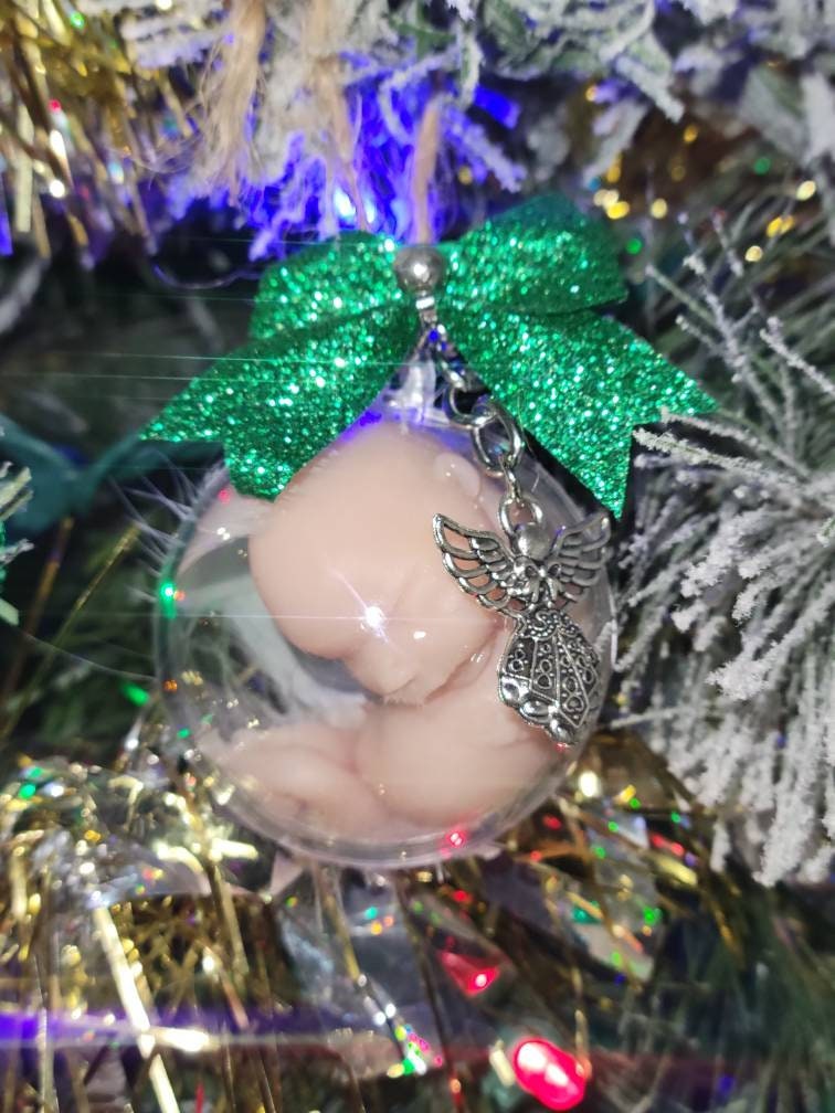 Silicone fetus baby memorial ordement
