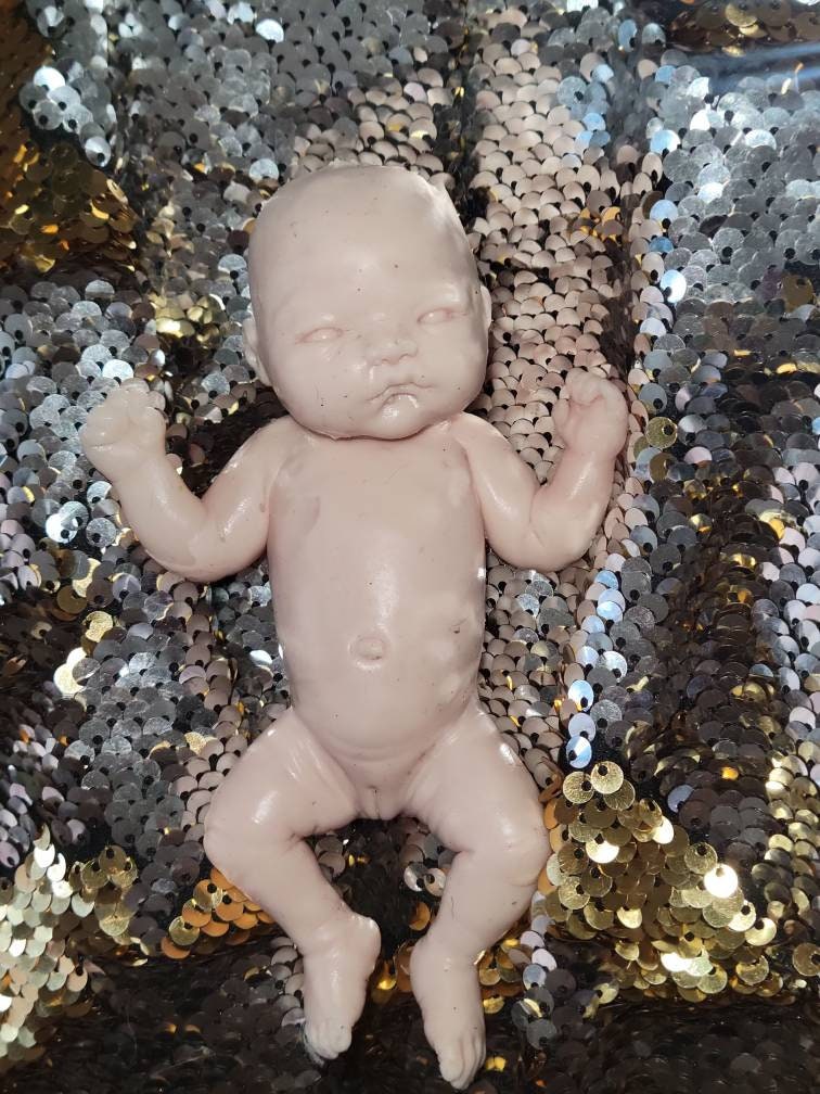 Full Body Silicone mini baby 5.5" girl