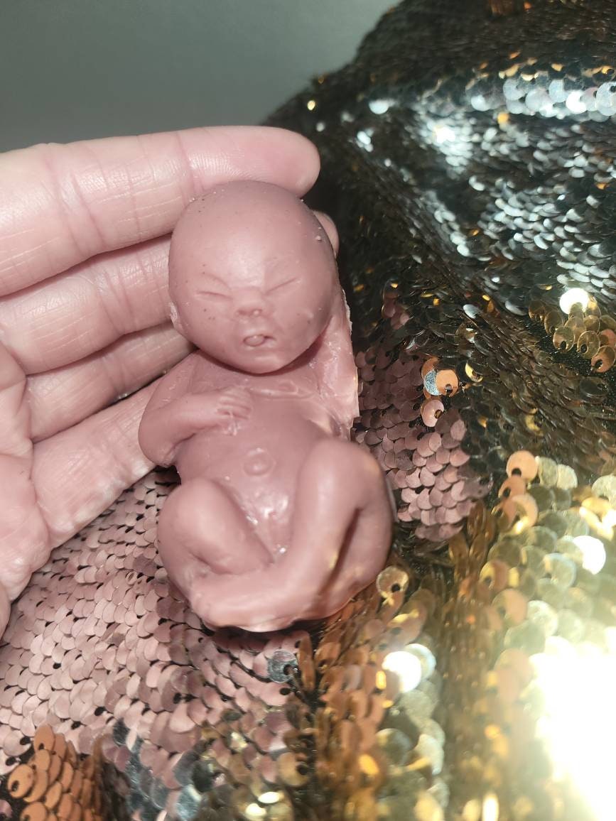 17 week gestational silicone fetus memorial baby