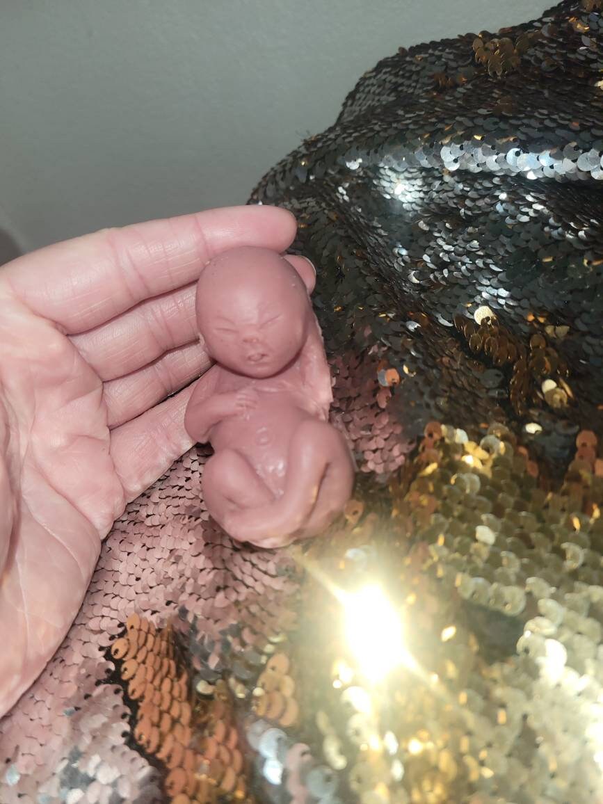 17 week gestational silicone fetus memorial baby
