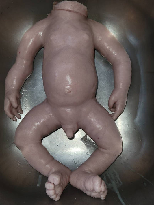 Silicone baby boy body!