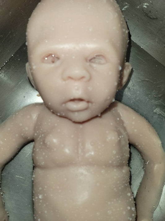 Full body silicone baby 23" big boy! Painted or blank