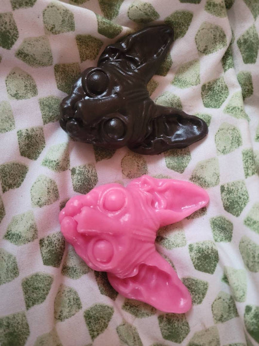 Silicone or soap spynx cat face
