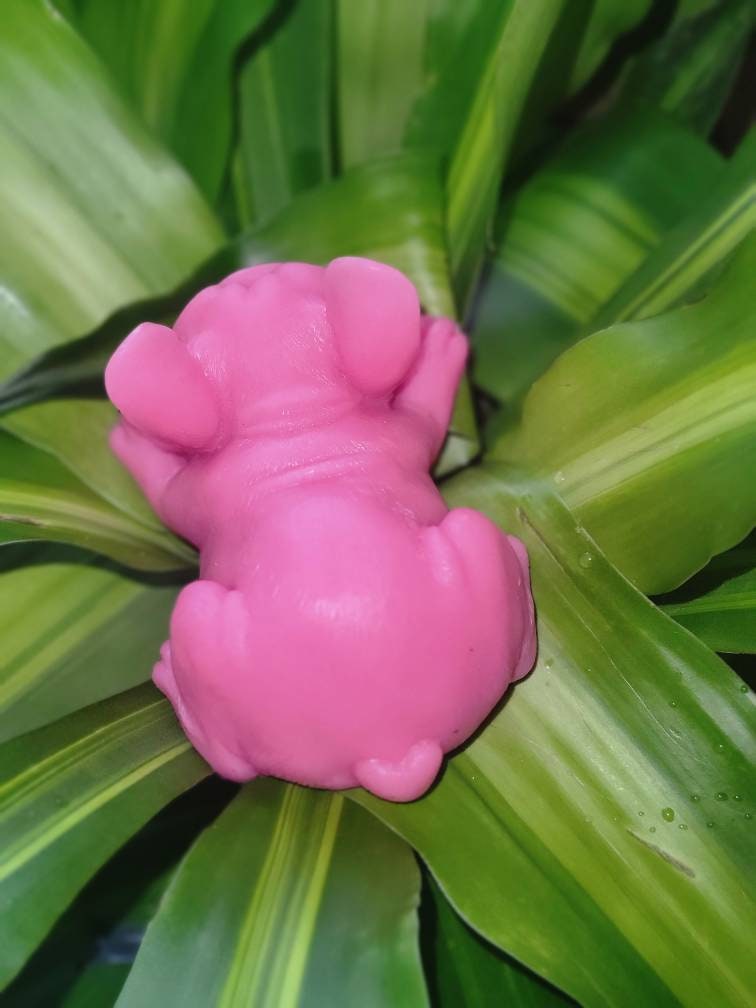 4" silicone baby frenchie puppy dog