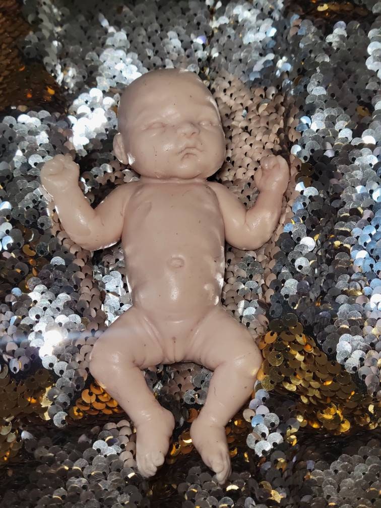 Full Body Silicone mini baby 5.5" girl