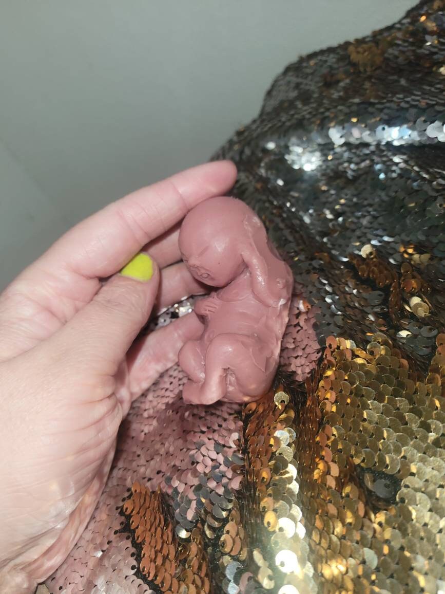 17 week gestational silicone fetus memorial baby