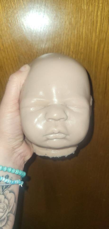 Silicone baby head Lillian by Terry quinn 20"