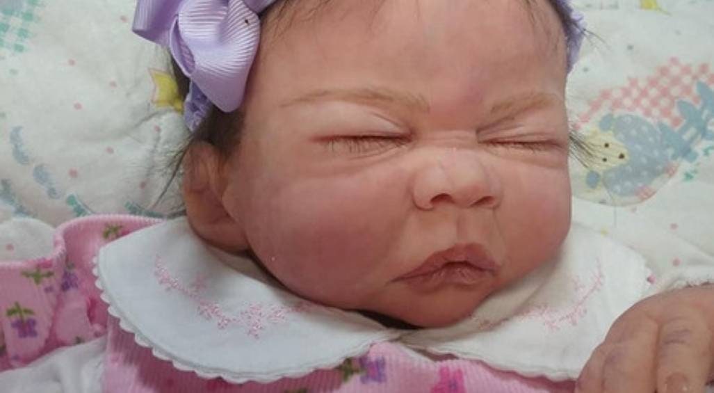 Silicone baby head for cuddle baby demi or with limbs