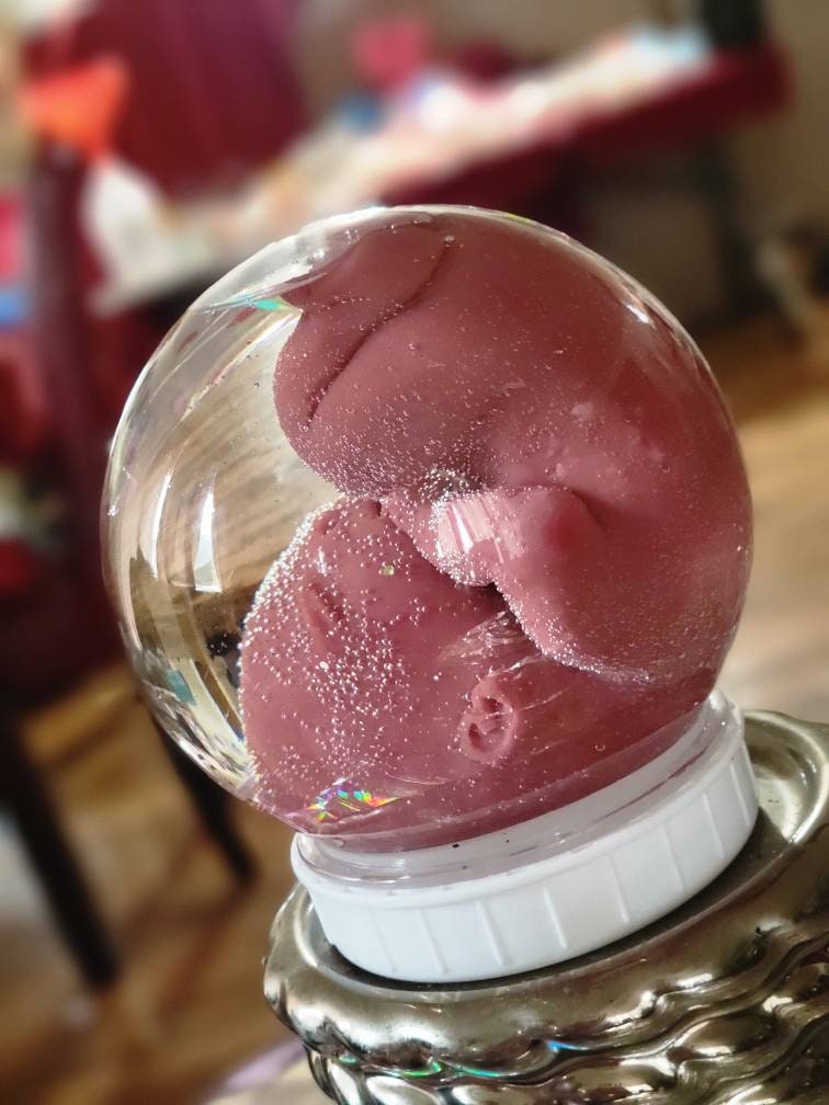 20 week gestational silicone fetus baby in water jar