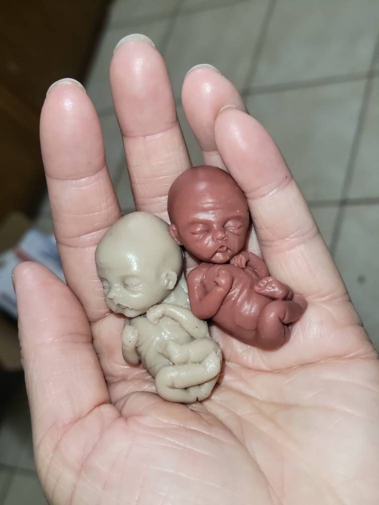 12 week realistic lifelike fetus silicone memorial fetus baby keepsake