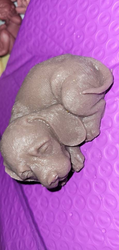 Silicone puppy dog 5"