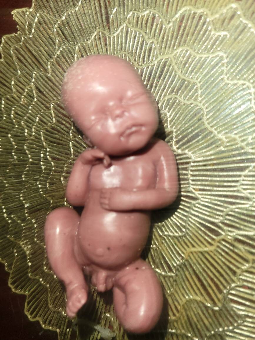4" silicone memorial baby or mini newborn baby