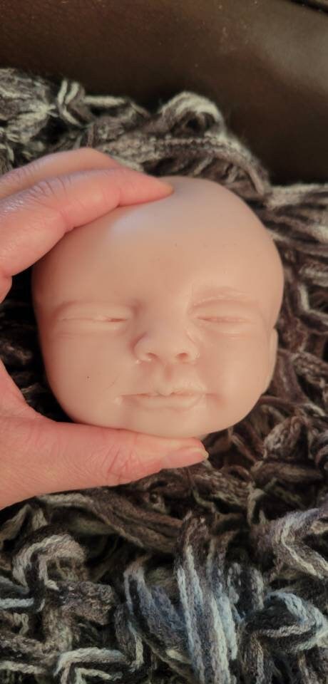 Chinese silicone baby head for 15" body