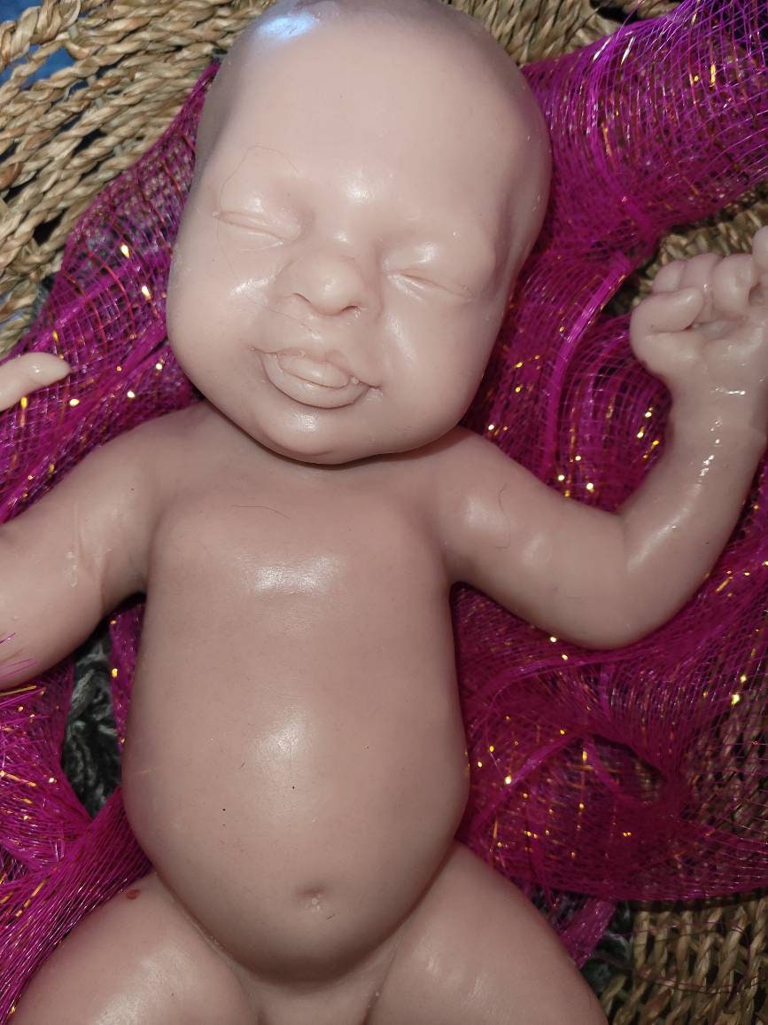 Gorgeous full body silicone baby girl 15" preemie sculpted by Pamela erff "Jessi