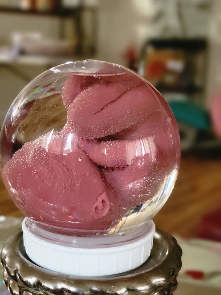 20 week gestational silicone fetus baby in water jar