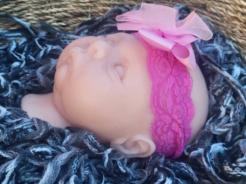 Silicone baby head for cuddle body or partial by Jamie Lynn Art Dolls (Jodie) 19"-20"