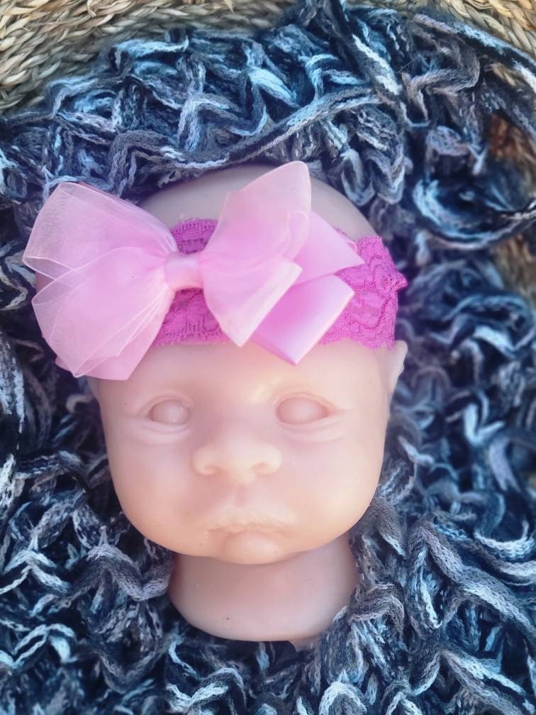Silicone baby head for cuddle body or partial by Jamie Lynn Art Dolls (Jodie) 19"-20"