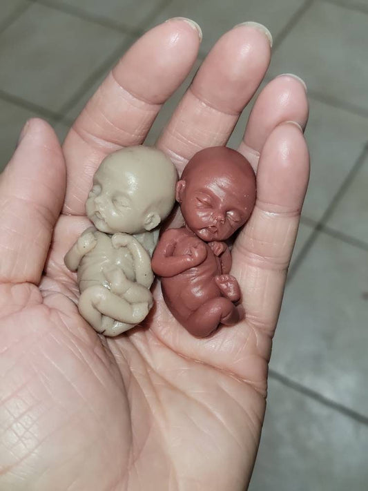 12 week realistic lifelike fetus silicone memorial fetus baby keepsake