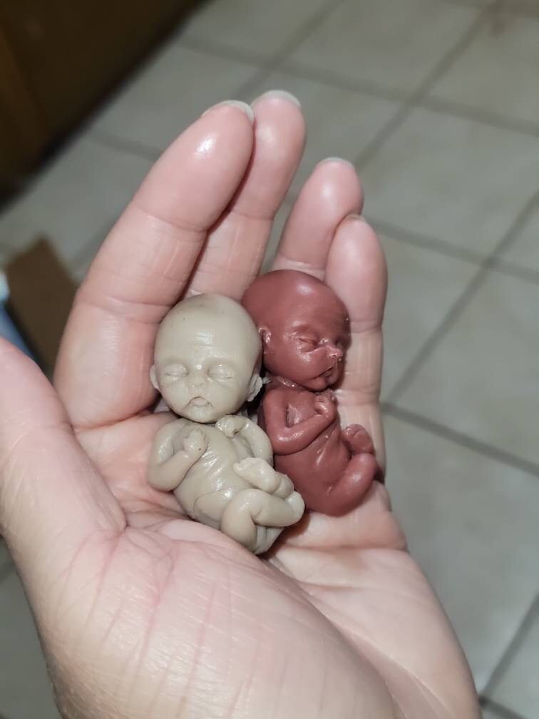 12 week realistic lifelike fetus silicone memorial fetus baby keepsake