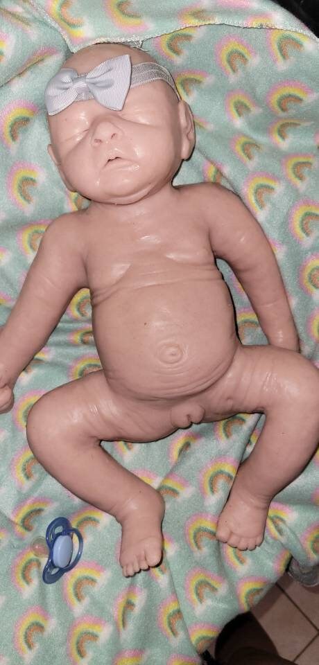 Chassie full body silicone baby 18" 10lbs 9oz beautiful baby