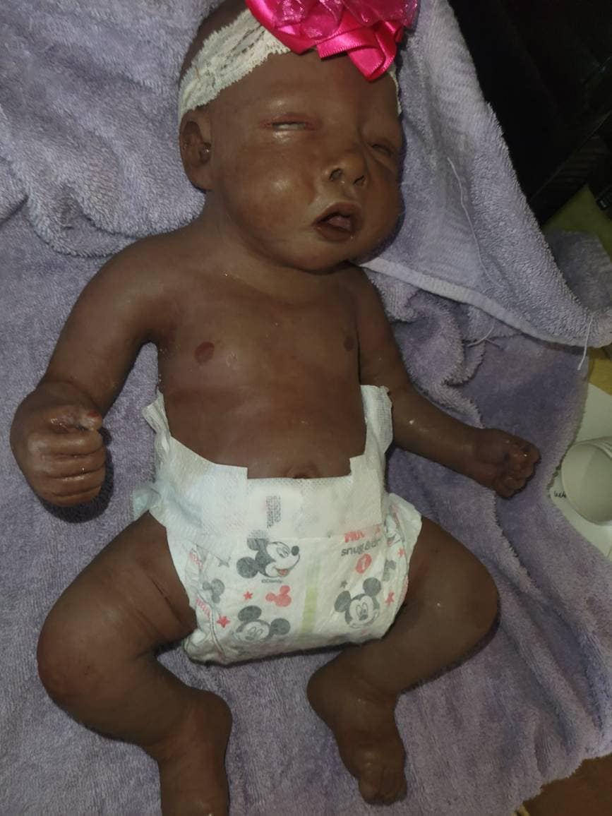 Full Body silicone Baby 17" with bent legs paint or blank kits open eyes beautiful girl sophie