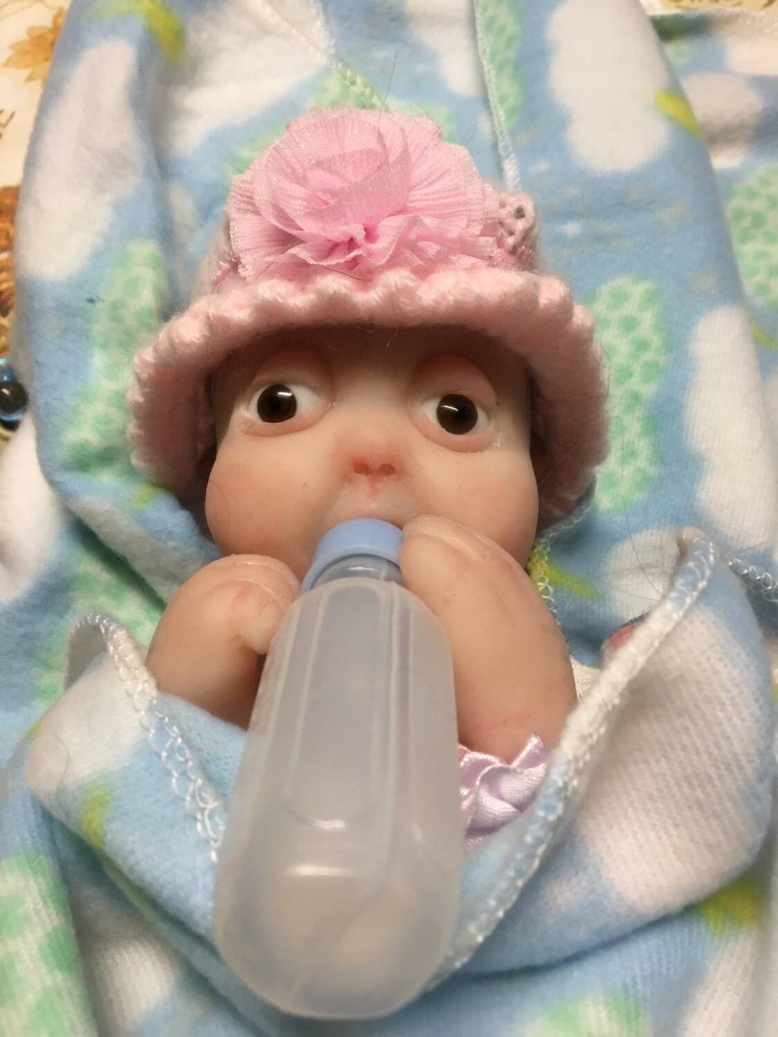 Changeling full body silicone elf baby 12" preemie