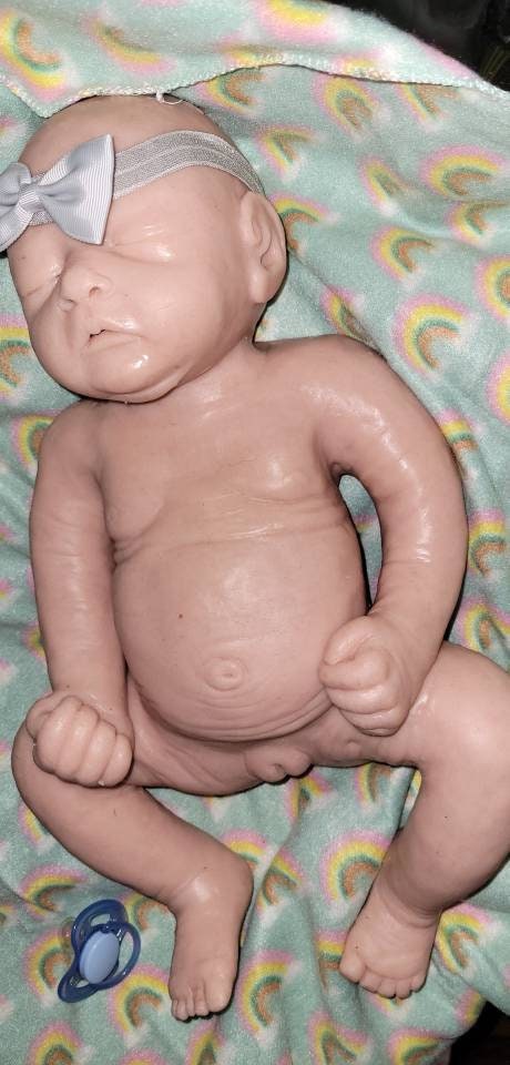 Chassie full body silicone baby 18" 10lbs 9oz beautiful baby