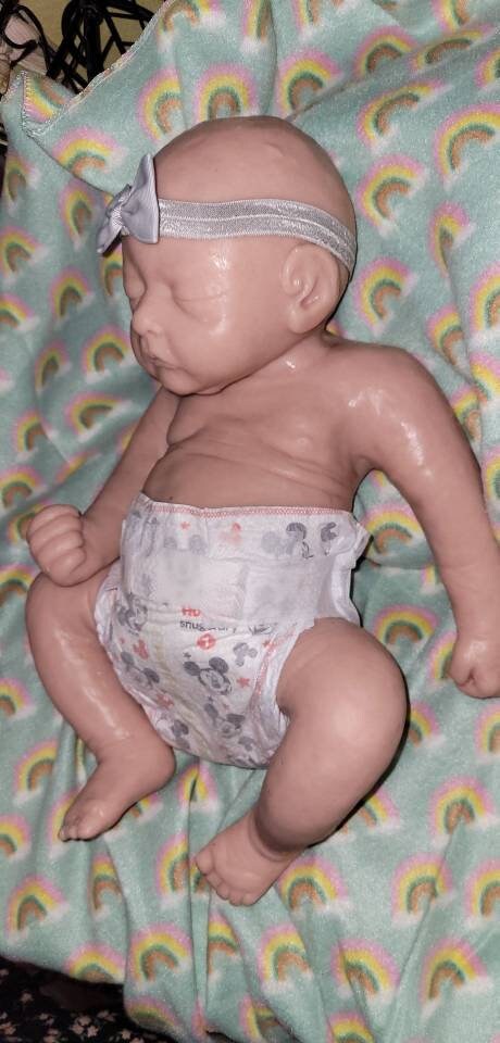 Chassie full body silicone baby 18" 10lbs 9oz beautiful baby